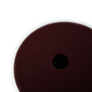 Burgundy 11cm Medium - Hard Foam Polishing Cutting Pad Detail | Shop Now! - Mirror Finish DetailMirror Finish DetailPolishing Pad
